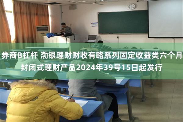 券商B杠杆 渤银理财财收有略系列固定收益类六个月封闭式理财产品2024年39号15日起发行