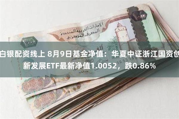 白银配资线上 8月9日基金净值：华夏中证浙江国资创新发展ETF最新净值1.0052，跌0.86%