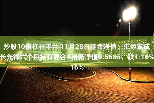 炒股10倍杠杆平台 11月28日基金净值：汇添富成长先锋六个月持有混合A最新净值0.5685，跌1.16%